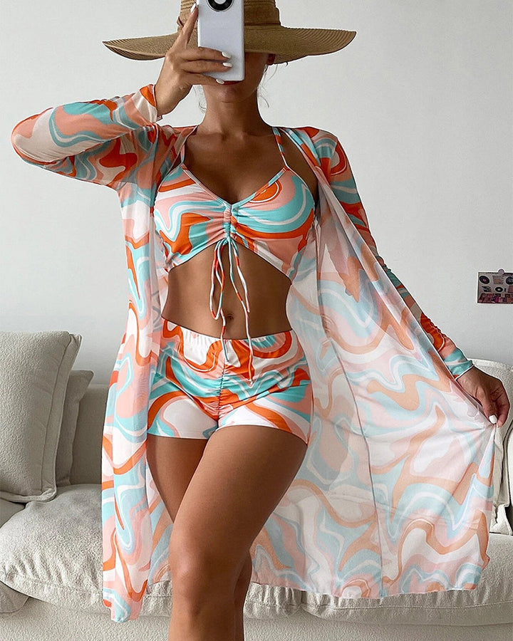 Laluna | Set Bikini 3 Pezzi con Stampa