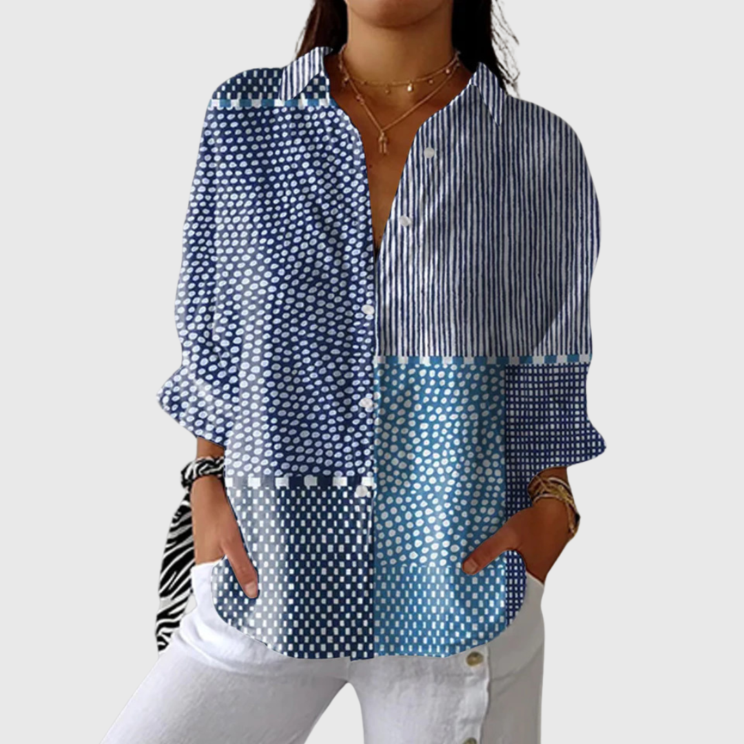 Matilde | Blusa leggera e colorata con stampa