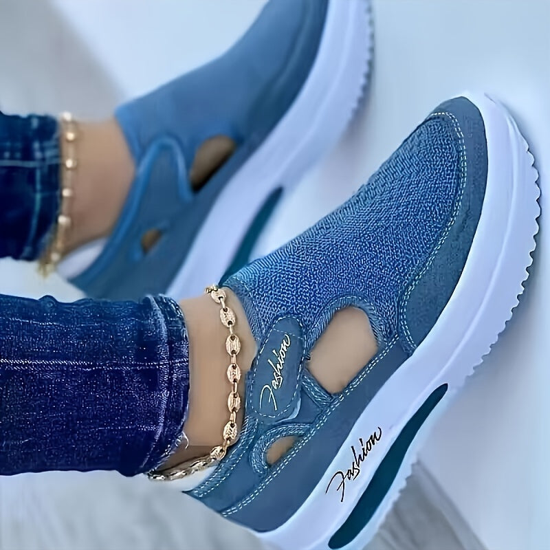 Giada | Scarpe da ginnastica traspiranti slip-on con comfort stabile