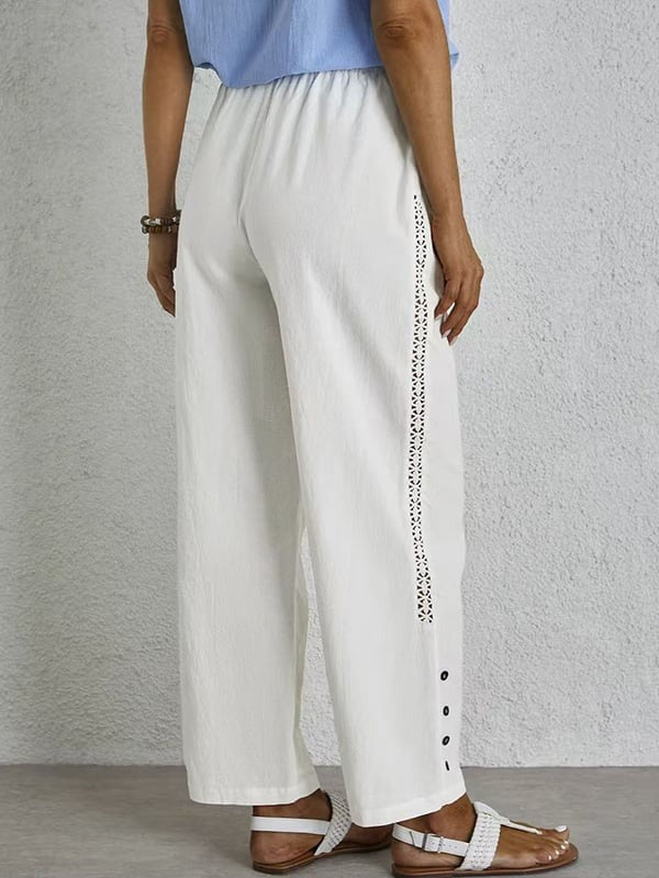 Isabella | Pantaloni Relaxed con Bottoni
