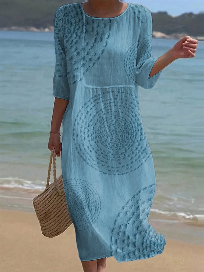 Martina | Abito casual da donna ricamato