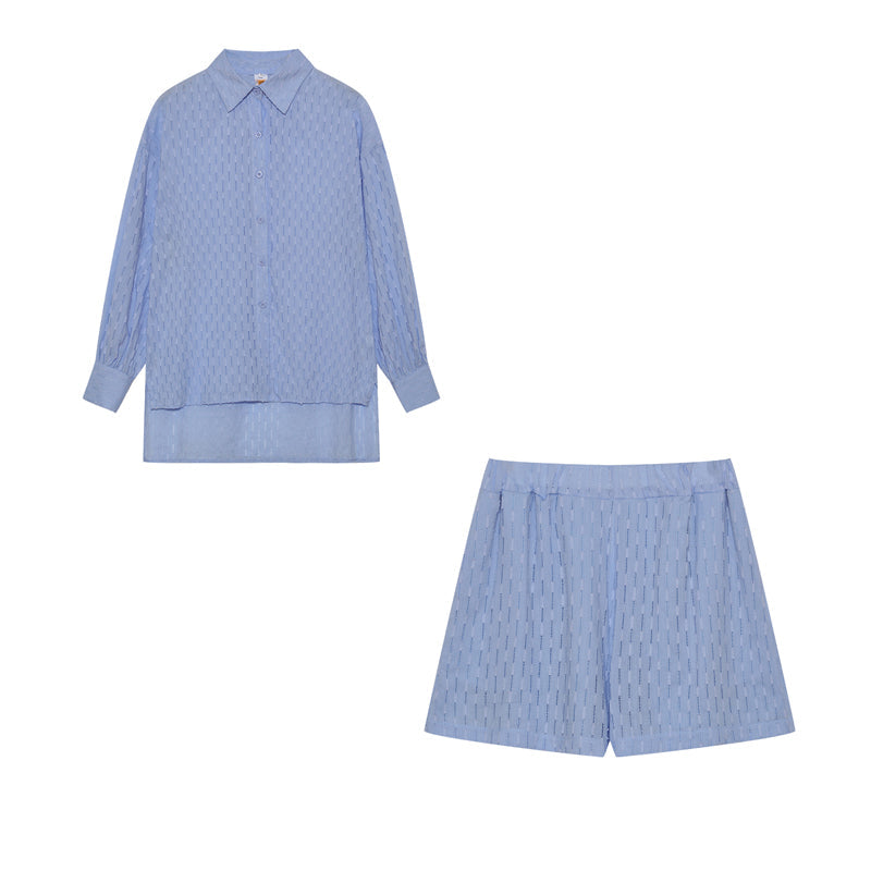 Stella | Completo Camicia e Pantaloni Corti Leggeri