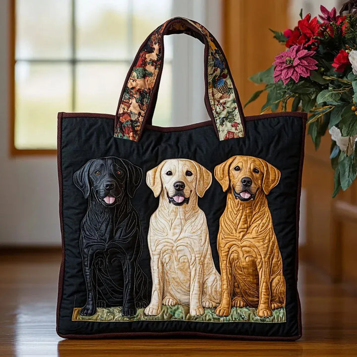 Borsa a Mano Artigianale - Tre Labradori