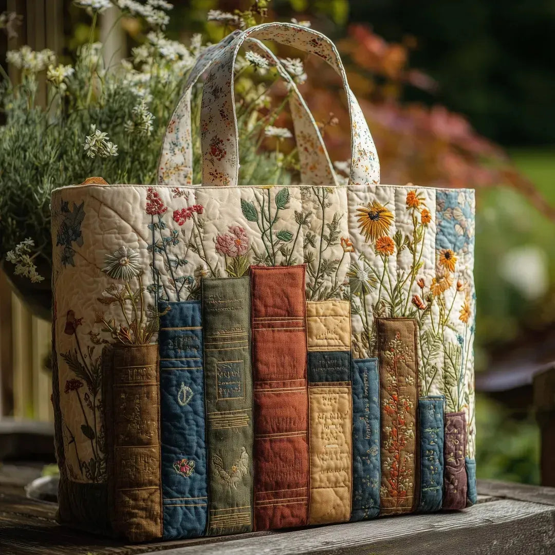 Sac Artisanal Matelassé - Libri e Fiori