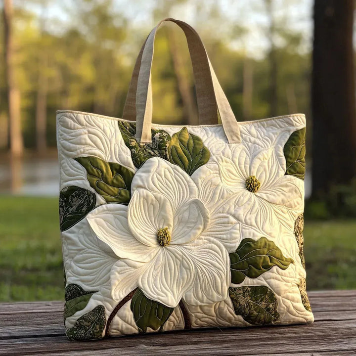 Borsa Artigianale Matelassé - Gigli Bianchi Eleganti