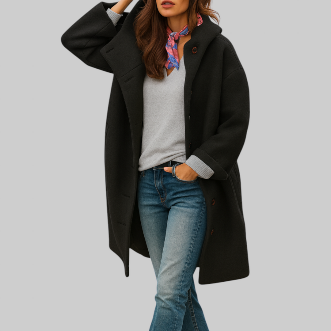 Caterina | cappotto quotidiano, di lunghezza media e confortevole