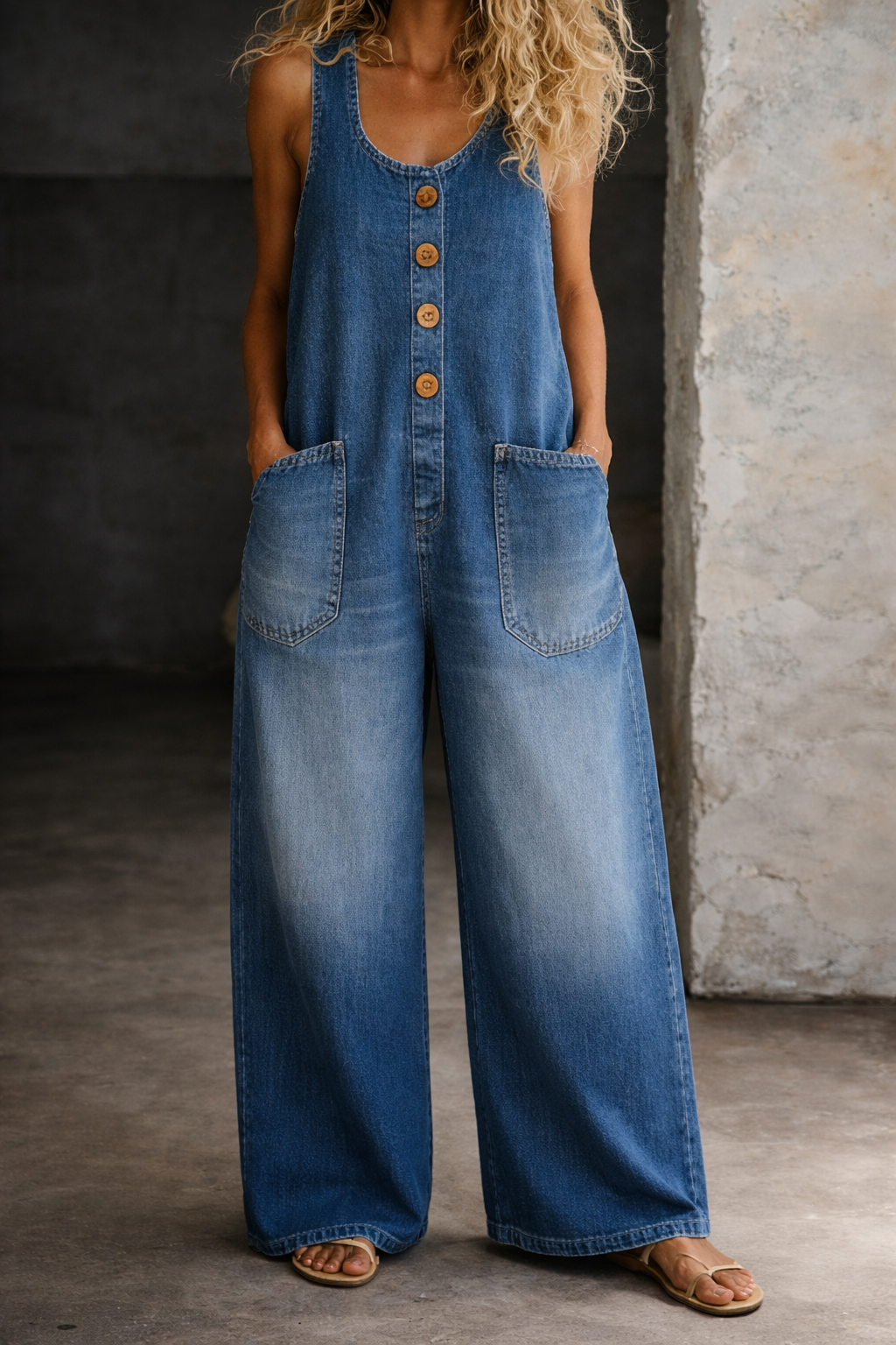 Valentina - Salopette vintage in cotone
