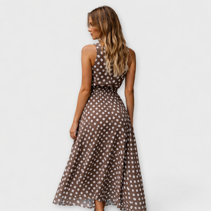 Dafne | Abito midi a pois