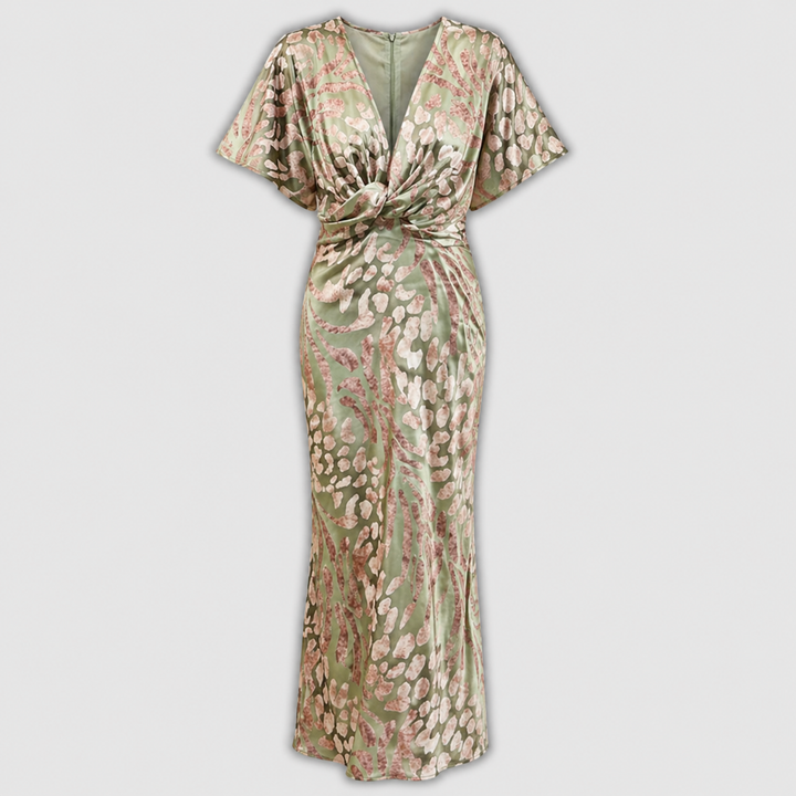 Chiara | Abito midi color rame