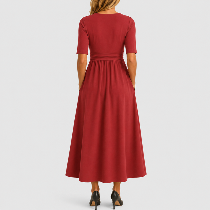 Elisa | Abito elegante a incrocio