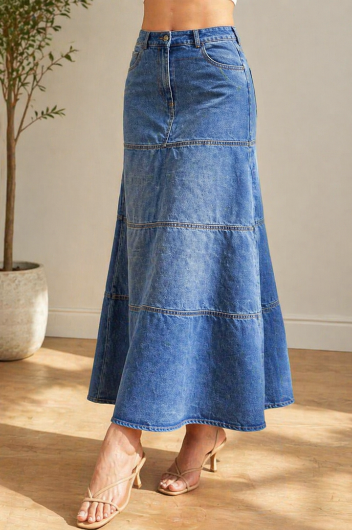 Nadia - Gonna in jeans midi