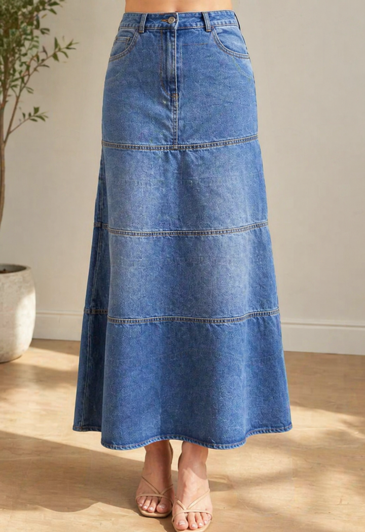 Nadia - Gonna in jeans midi