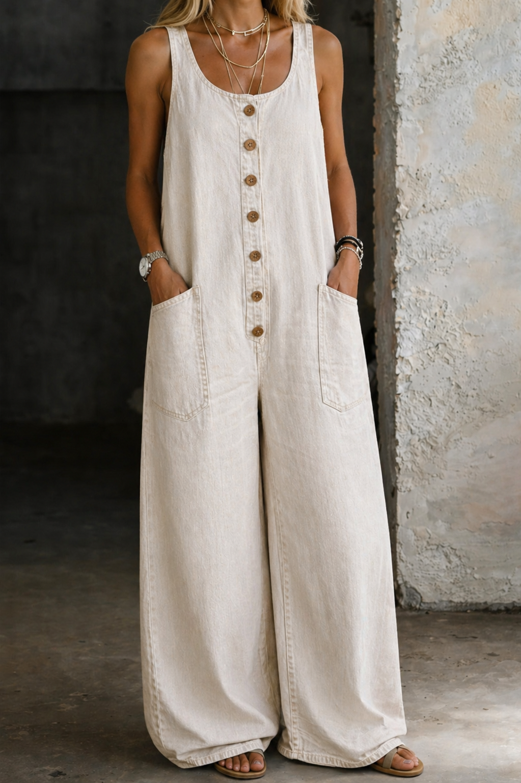 Valentina - Salopette vintage in cotone