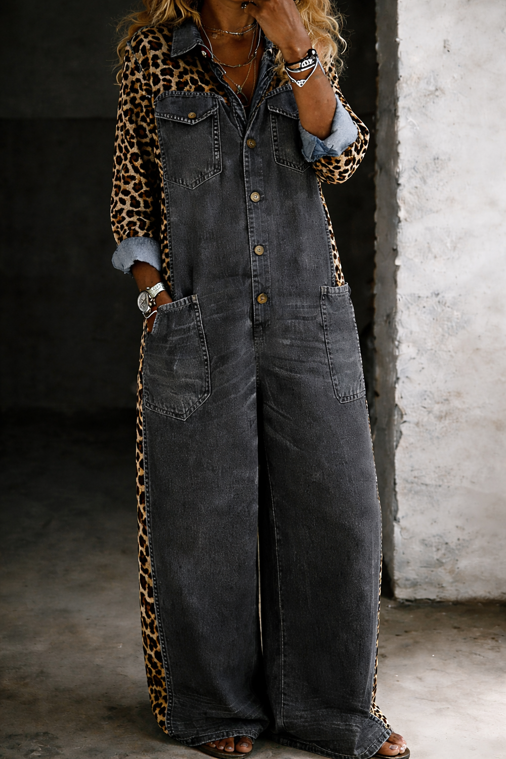 Ludovica - Salopette in denim