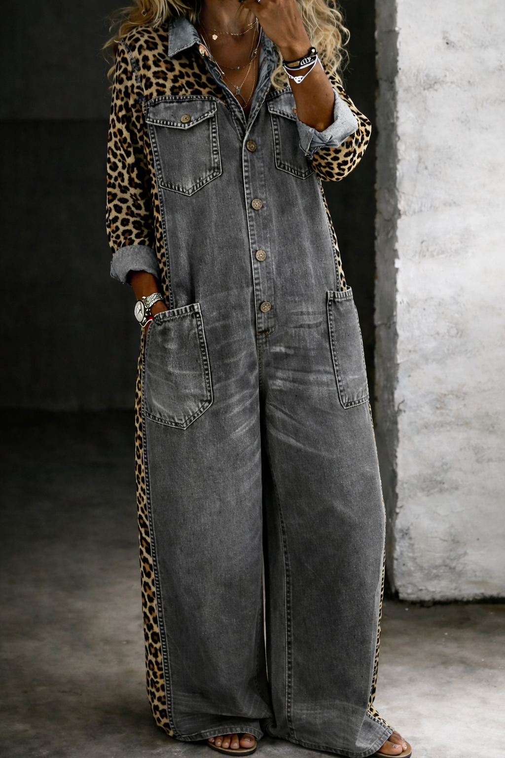 Ludovica - Salopette in denim
