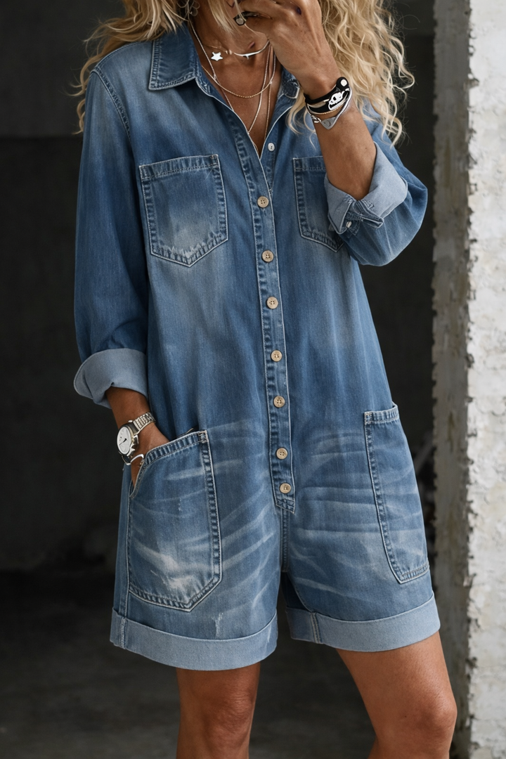 Francesca - Jumpsuit casual con shorts