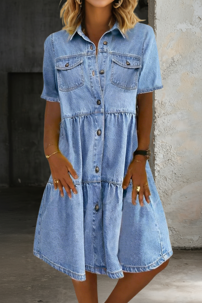 Raffaella - Abito elegante e casual in jeans