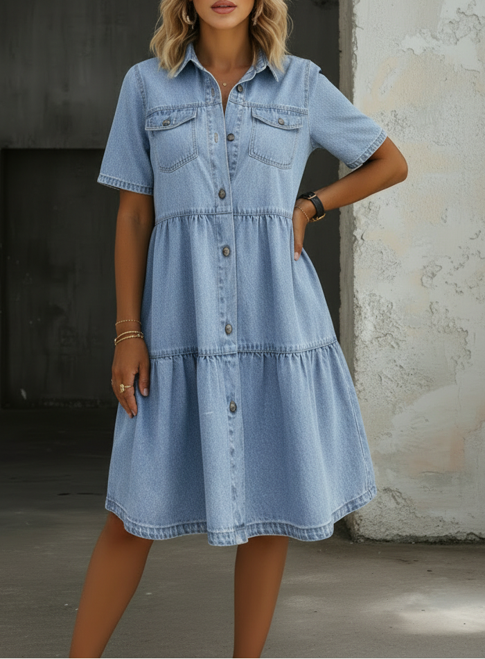Raffaella - Abito elegante e casual in jeans