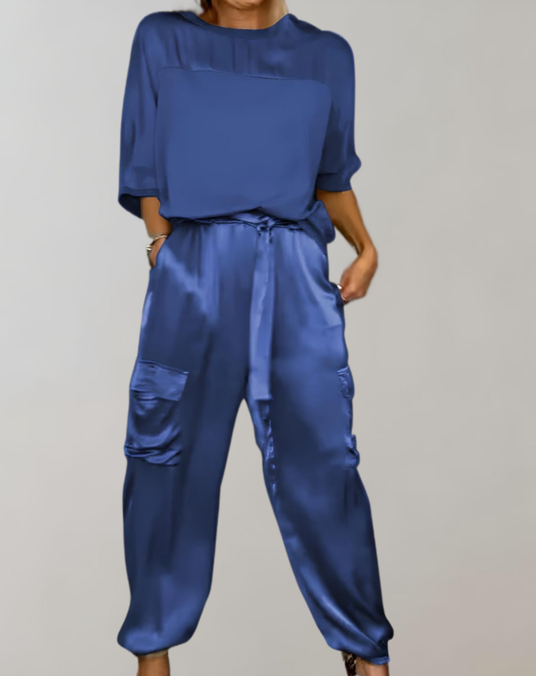 Nadia | Set Lounge Cargo in Seta