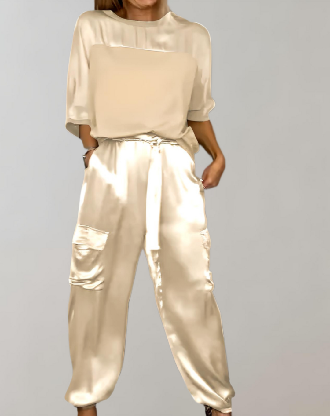Nadia | Set Lounge Cargo in Seta