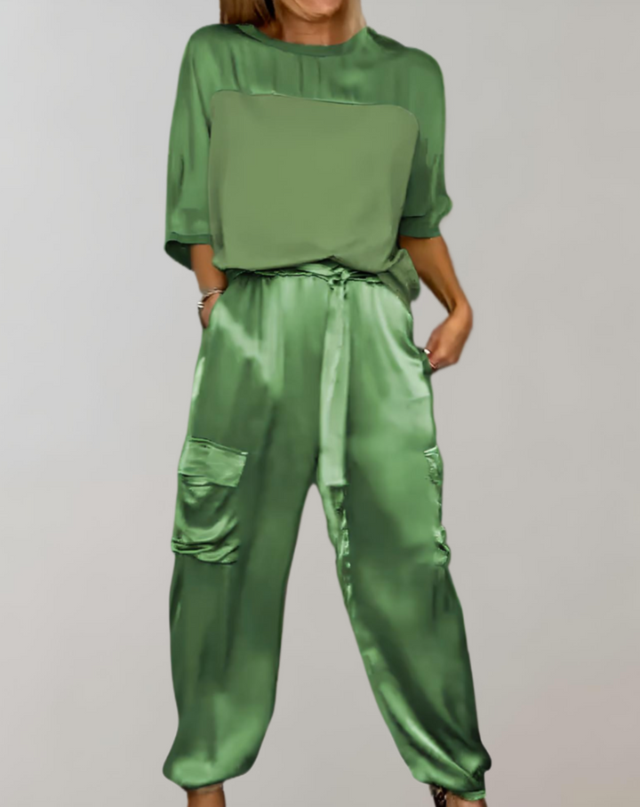 Nadia | Set Lounge Cargo in Seta