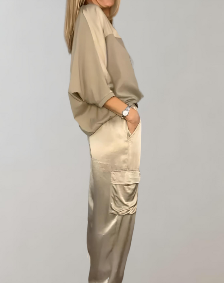 Nadia | Set Lounge Cargo in Seta