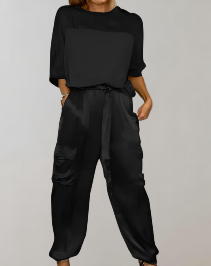 Nadia | Set Lounge Cargo in Seta