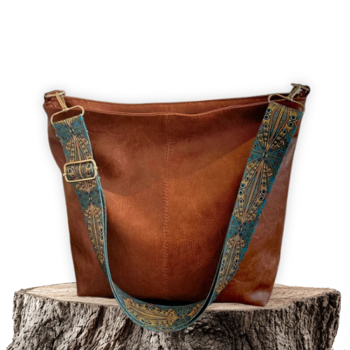 Daniela | Borsa a tracolla in pelle vintage