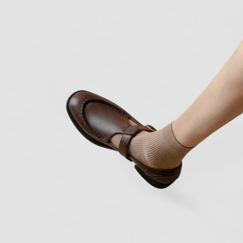 Stella | Scarpe Mary Jane ortopediche a punta quadrata