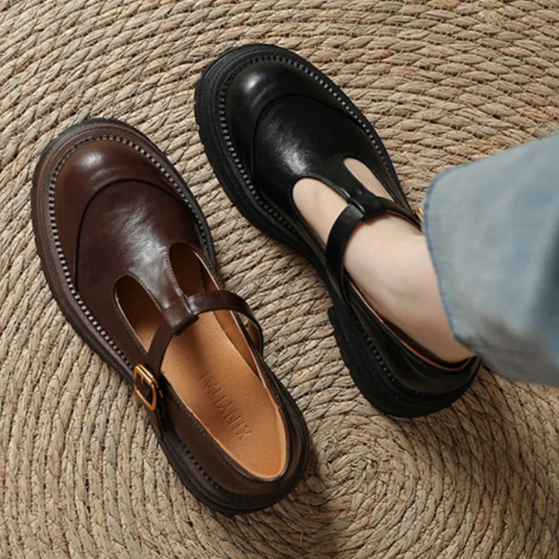 Scarpe con barra a T Farisse