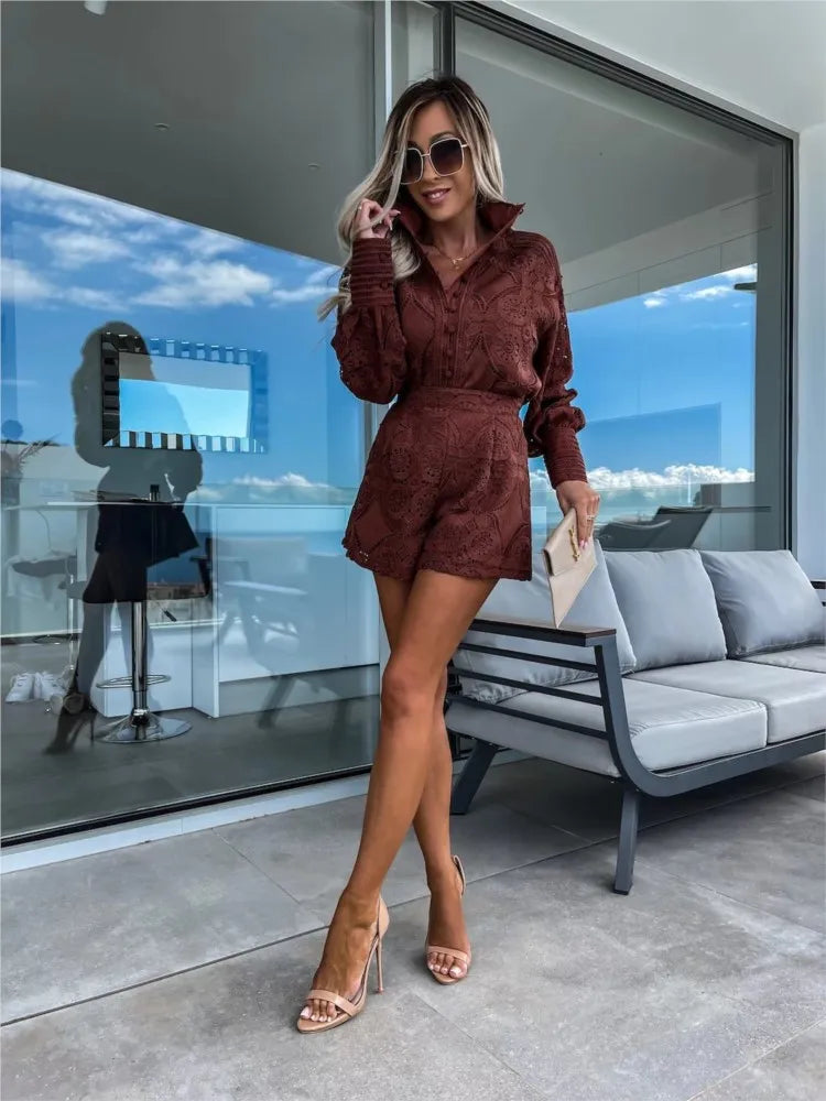 Tea | Completo Elegante in Pizzo
