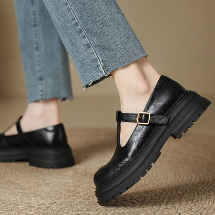 Scarpe con barra a T Farisse