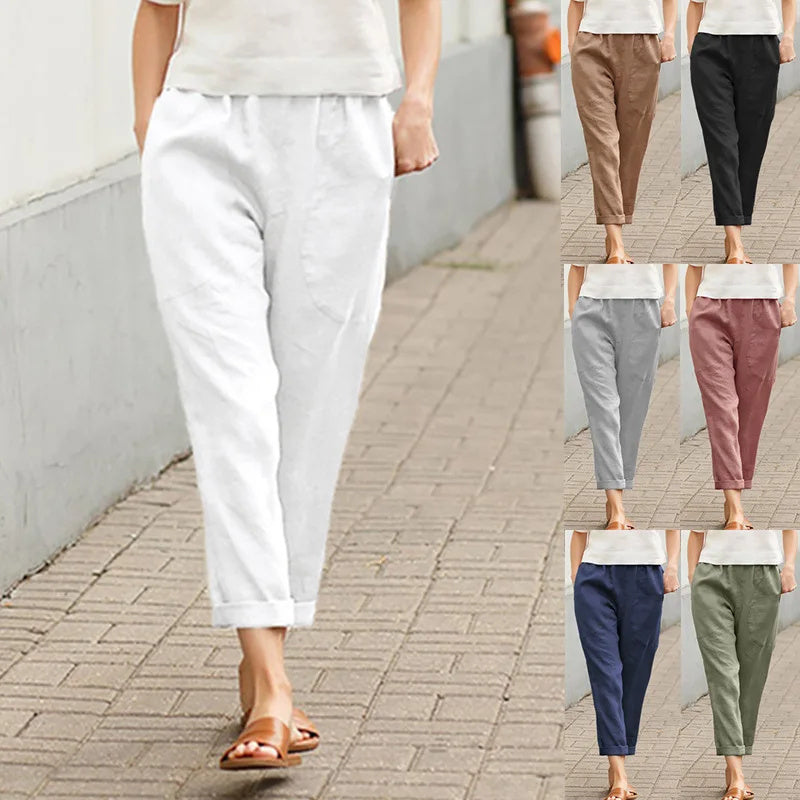 Emma | Pantaloni Ampi con Tasche