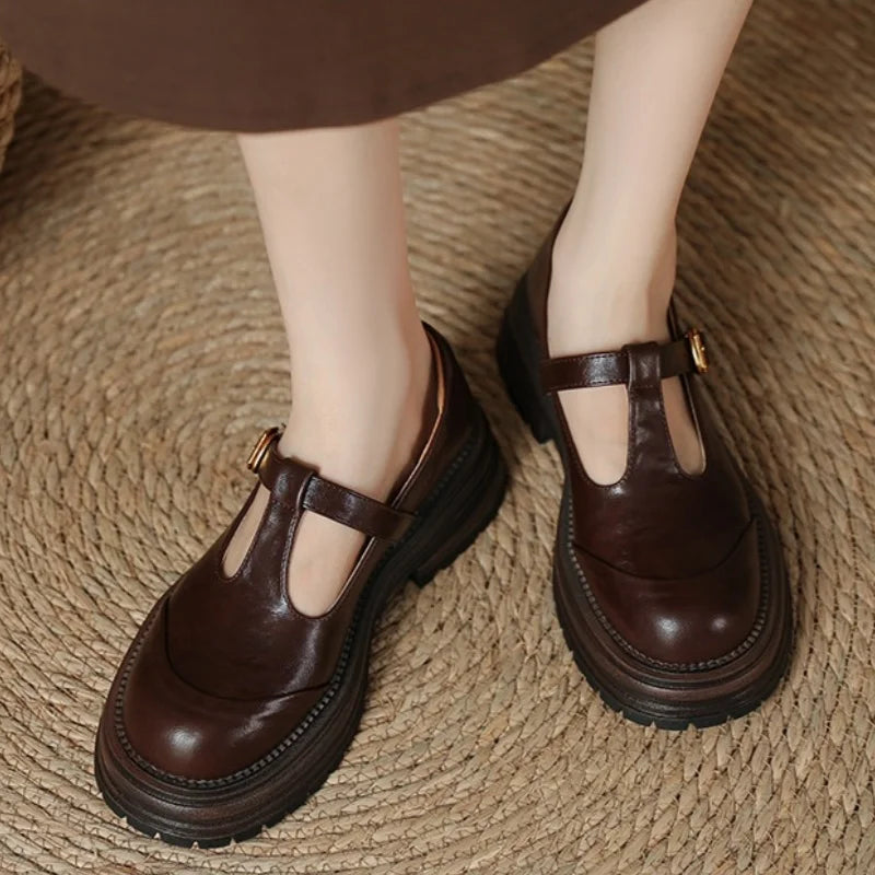 Scarpe con barra a T Farisse