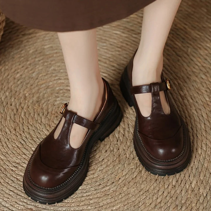 Scarpe con barra a T Farisse