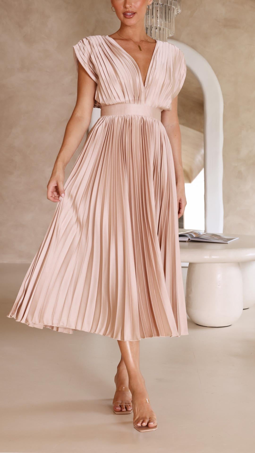 Isla | Abito plissé elegante