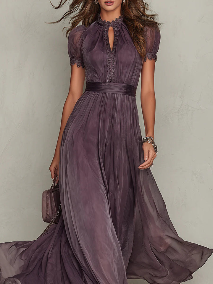 Alma | Vestito Maxi Chiffon Vintage Elegante