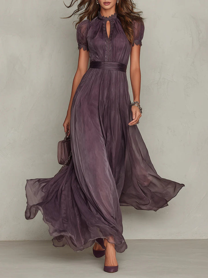 Alma | Vestito Maxi Chiffon Vintage Elegante