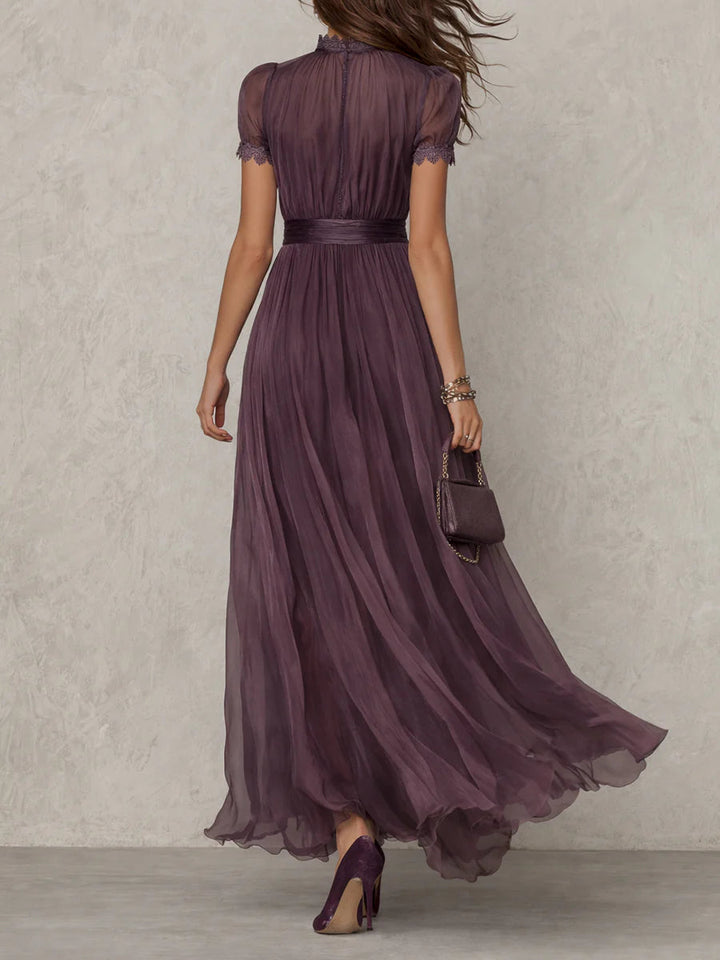 Alma | Vestito Maxi Chiffon Vintage Elegante