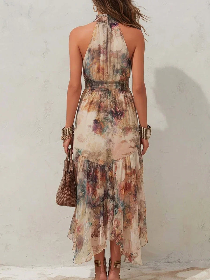 Maddalena | Abito Midi Dolce Floreale Vintage