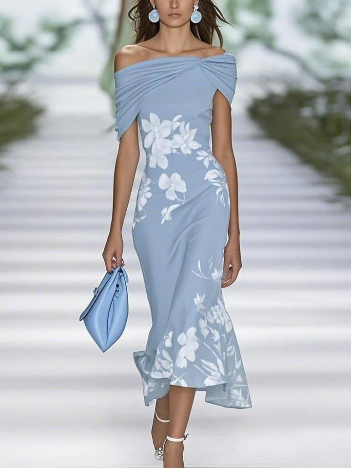 Giada | Abito Elegante con Stampa Floreale