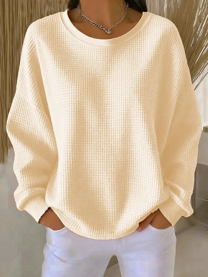 Eden | Maglione in maglia waffle