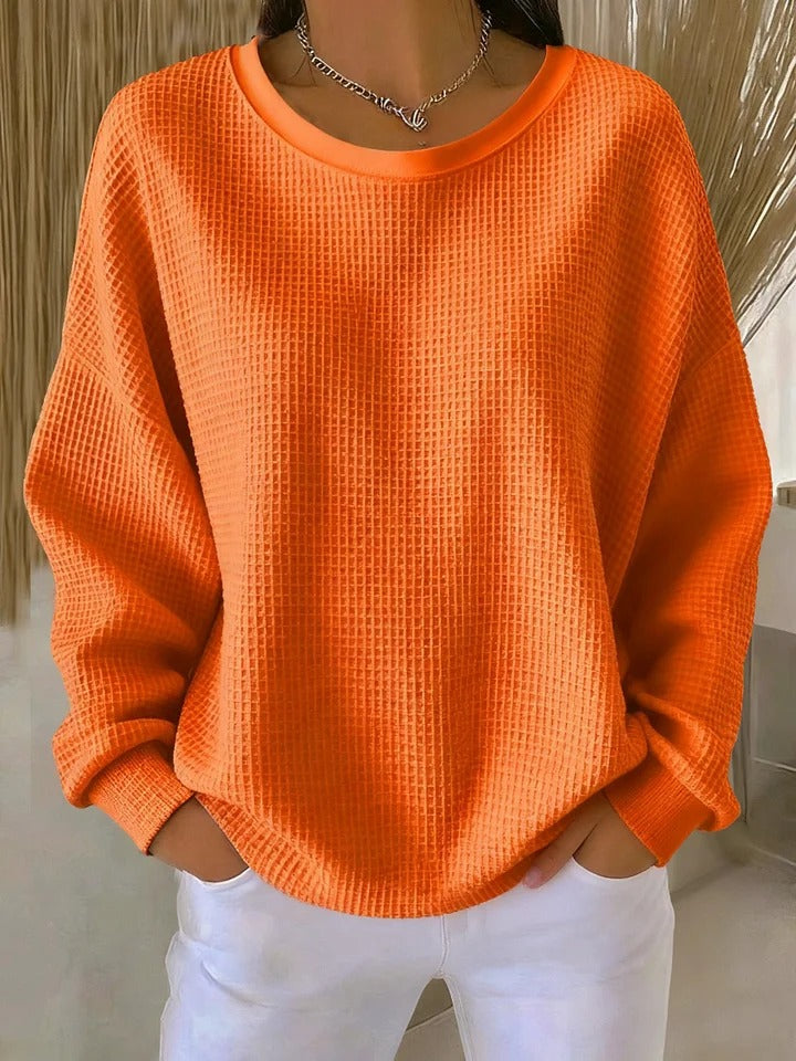 Eden | Maglione in maglia waffle