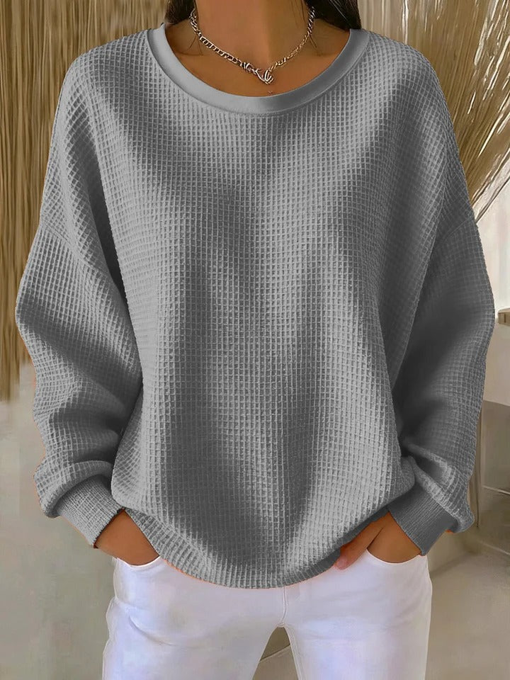 Eden | Maglione in maglia waffle