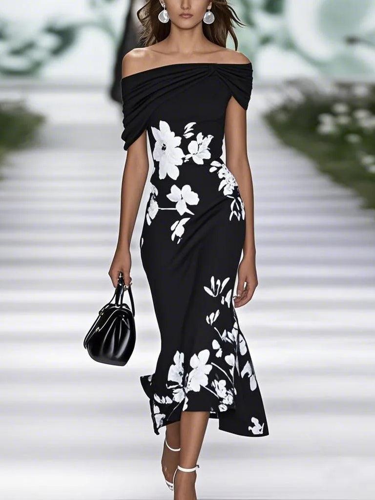 Giada | Abito Elegante con Stampa Floreale