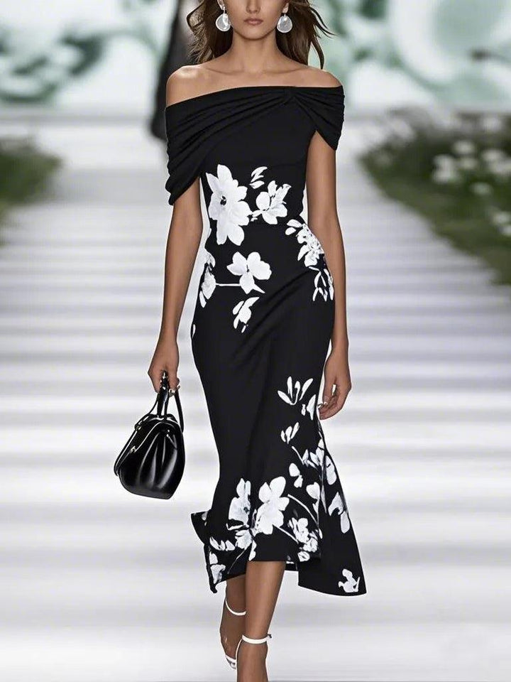 Giada | Abito Elegante con Stampa Floreale