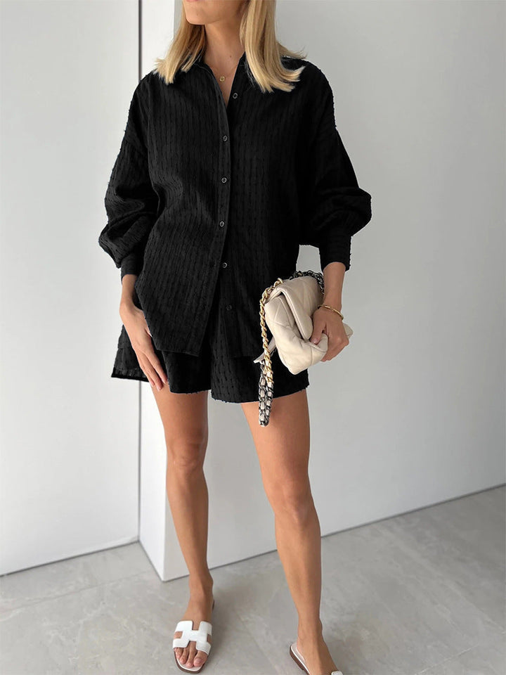Stella | Completo Camicia e Pantaloni Corti Leggeri