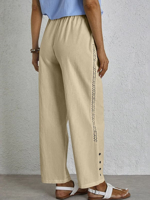 Isabella | Pantaloni Relaxed con Bottoni