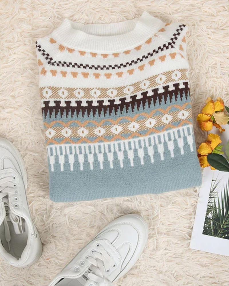 Carena | Maglione con motivo norvegese