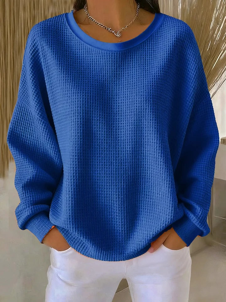 Eden | Maglione in maglia waffle